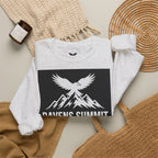 Ravens Summit Crewneck Sweatshirt — Mountain Raven Graphic Pullover