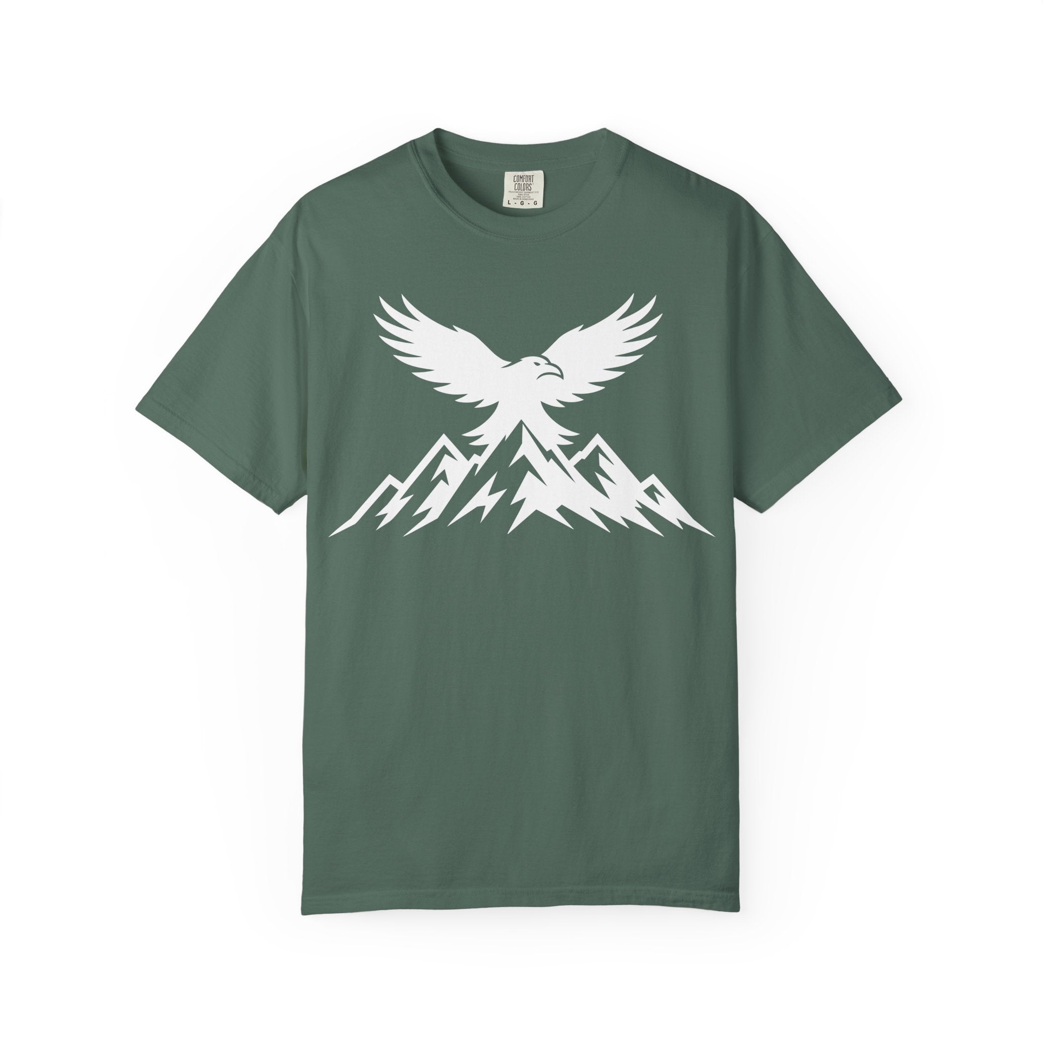 Raven Summit T-Shirt — Mountain Eagle Dark Graphic Tee