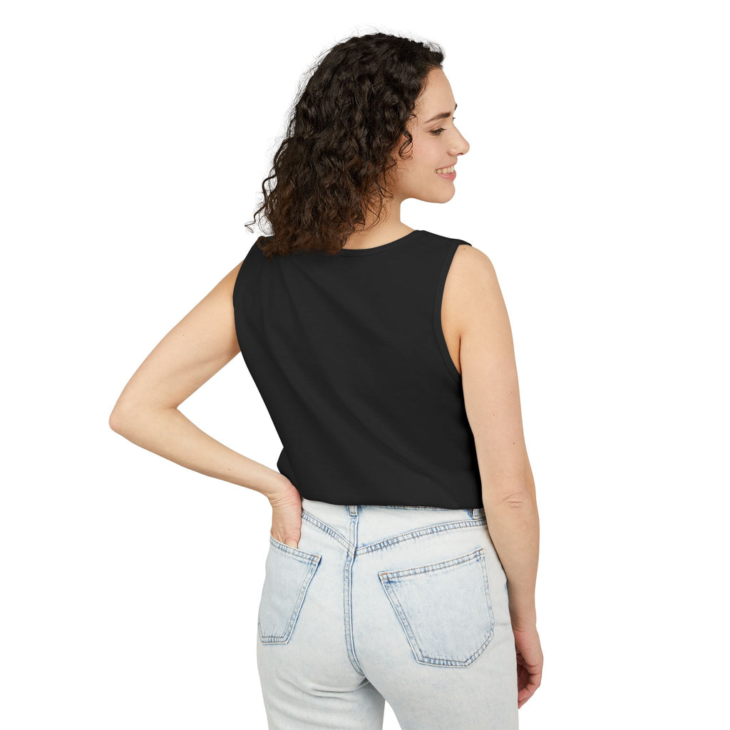 Ravens Summit Sunset Palm Tank Top  — Retro Beach Vibes Graphic Tank