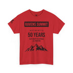 Customisable Ravens Summit 50 Years Tee — "Authentic 50 Years of Not Giving a Damn" Mountain Graphic T‑Shirt