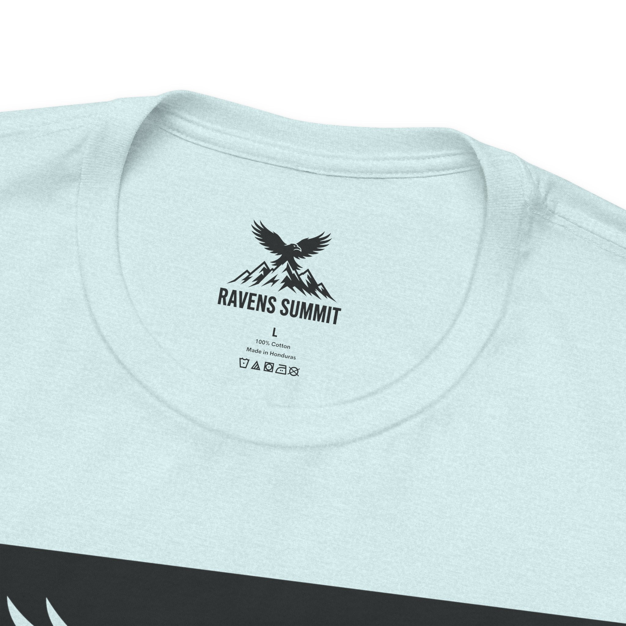 Ravens Summit T‑Shirt — Mountain Raven Graphic Tee Light