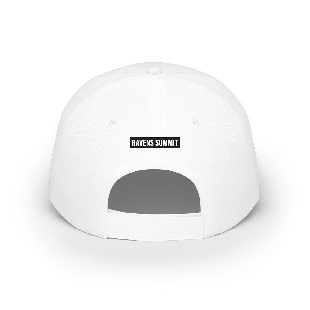 Mountain Outline Baseball Cap — Raven’s Summit Low-Profile Hat