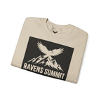 Ravens Summit Crewneck Sweatshirt — Mountain Raven Graphic Pullover