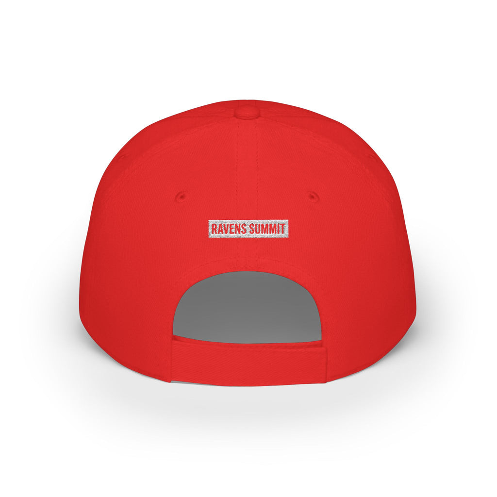 Mountain Graphic Baseball Cap — Low Profile Outdoor Hat Dark