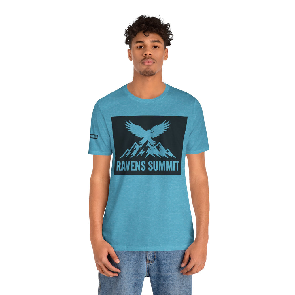 Ravens Summit T‑Shirt — Mountain Raven Graphic Tee Light