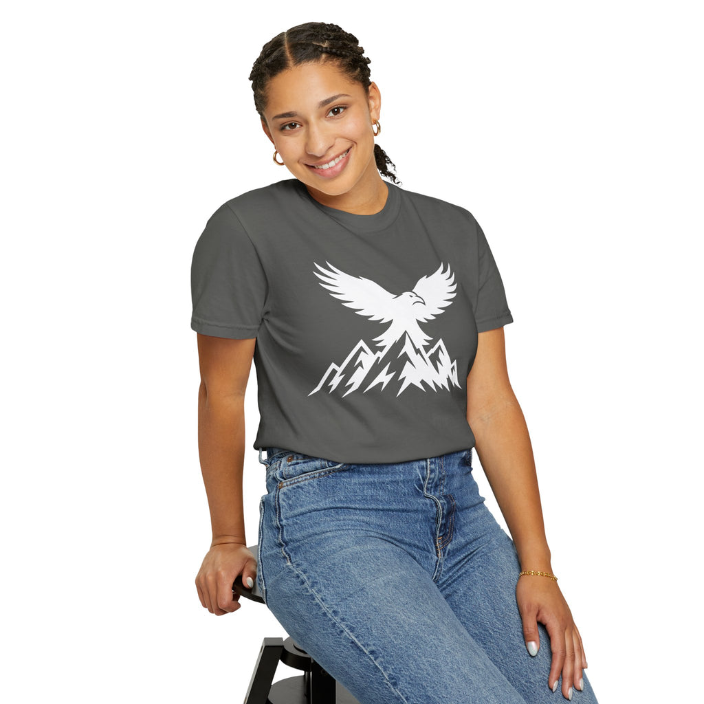 Raven Summit T-Shirt — Mountain Eagle Dark Graphic Tee