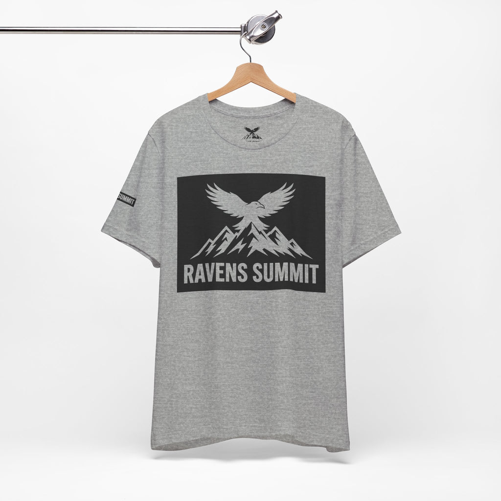 Ravens Summit T‑Shirt — Mountain Raven Graphic Tee Light