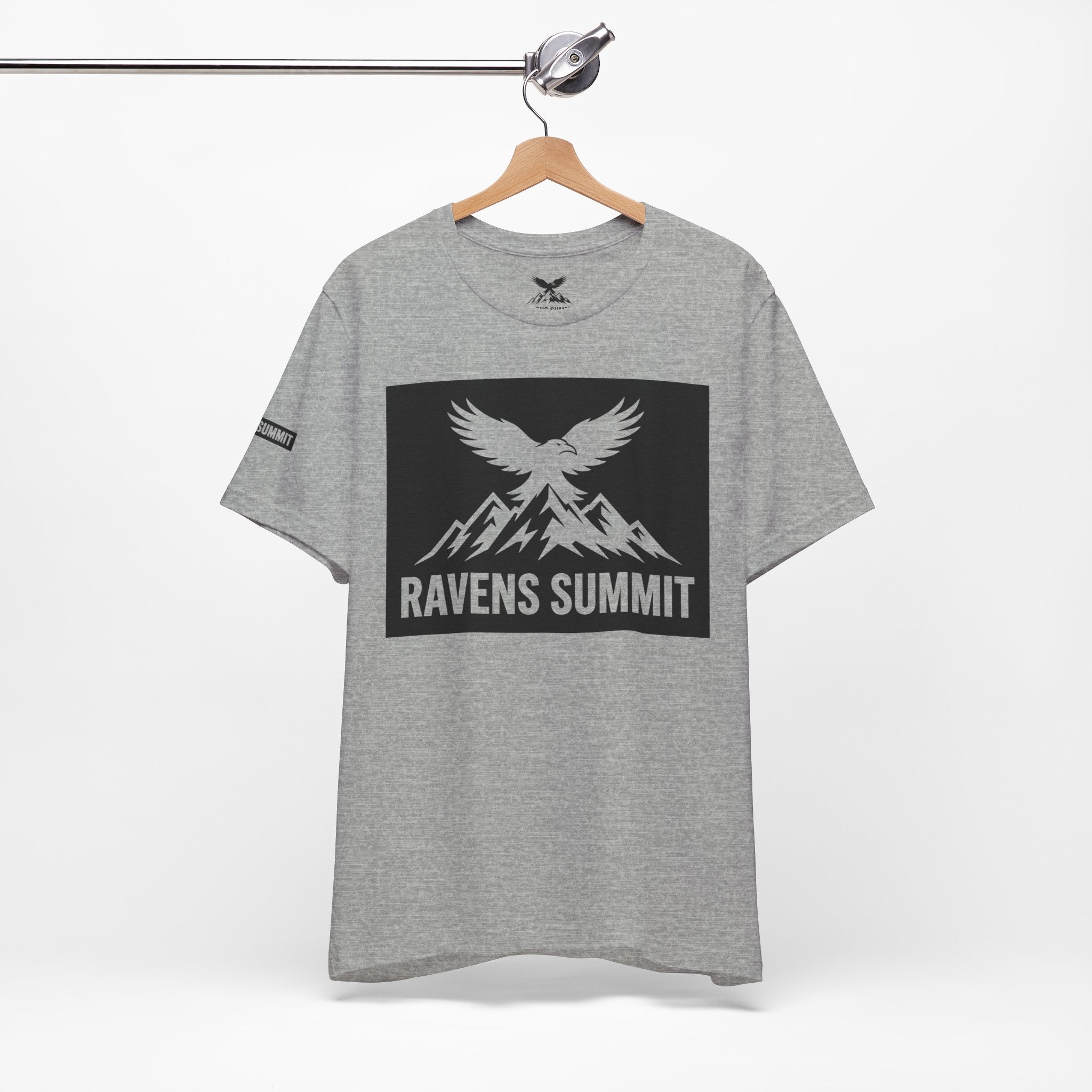 Ravens Summit T‑Shirt — Mountain Raven Graphic Tee Light