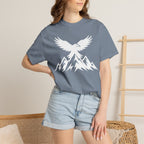 Raven Summit T-Shirt — Mountain Eagle Dark Graphic Tee