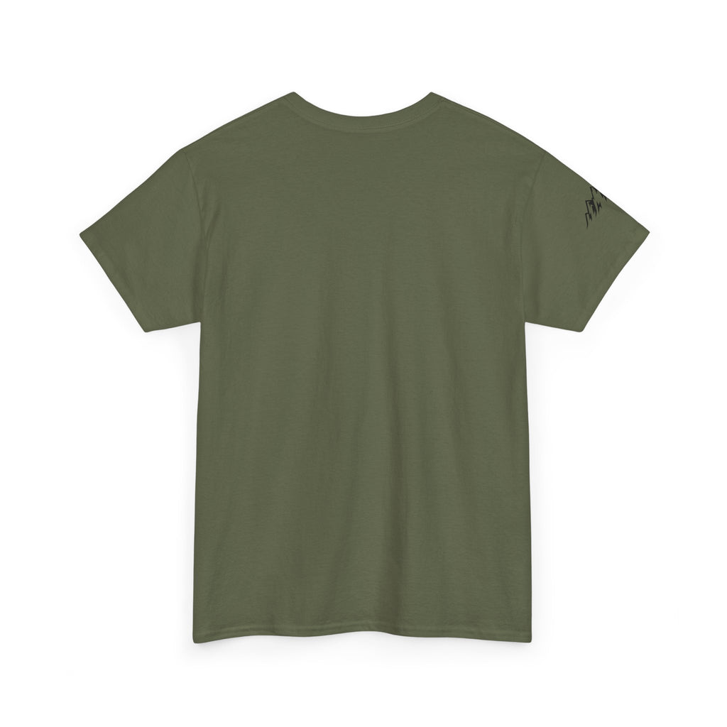 Raven Summit Tee — Minimal Mountain Raven Line Art Graphic T-Shirt