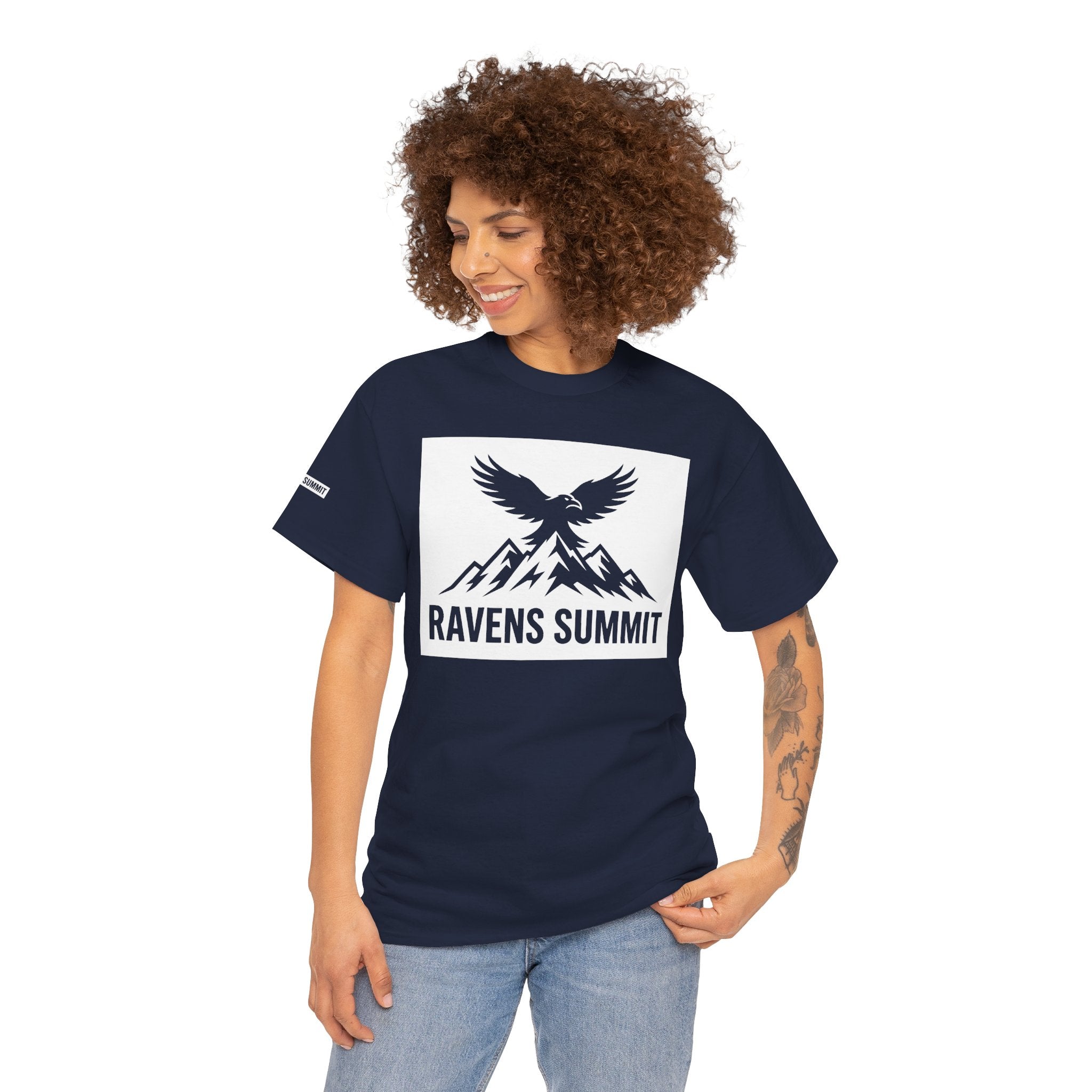 Ravens Summit Dark T-Shirt — Mountain Raven Outdoor Graphic Tee