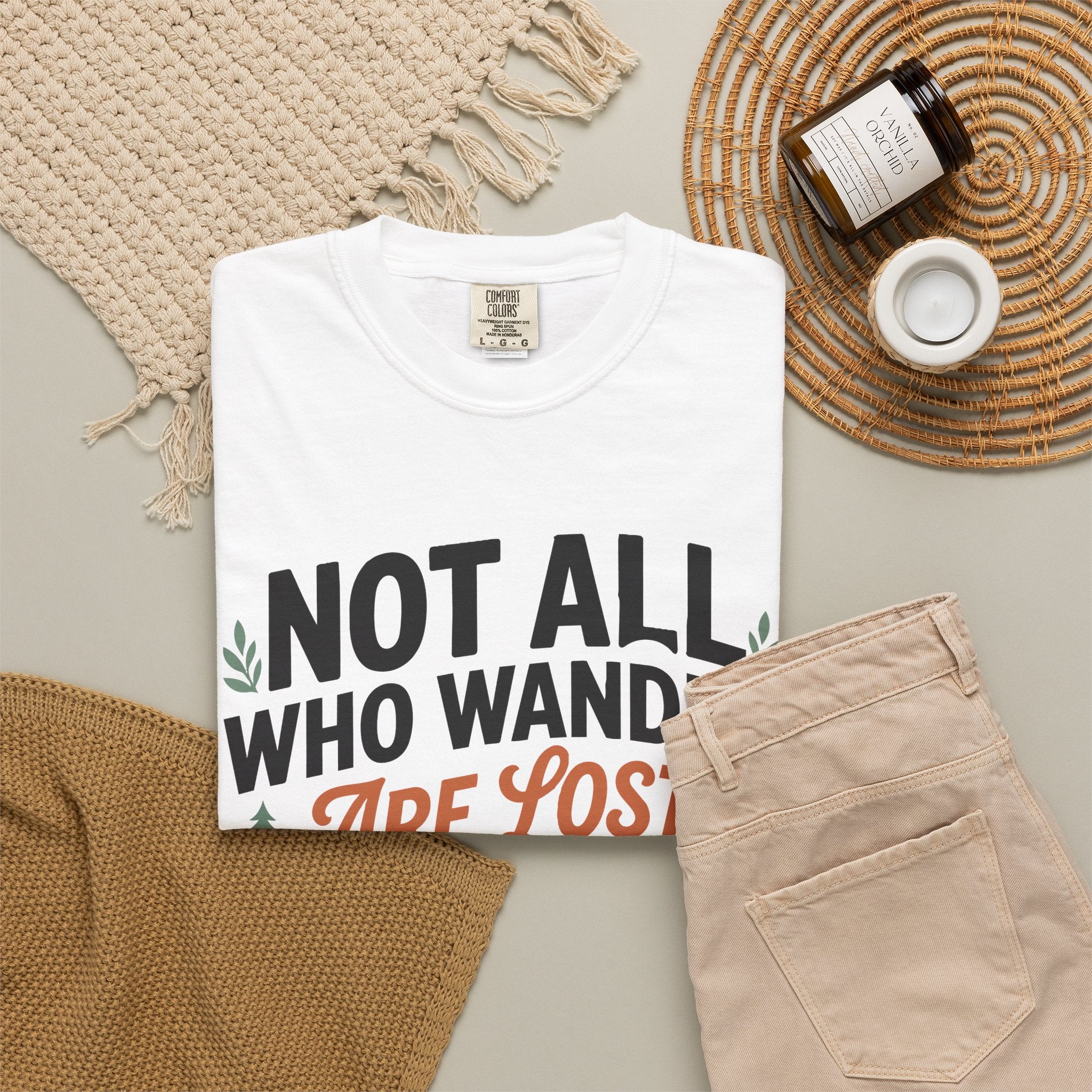 Not All Who Wander Are Lost Mountain T-Shirt — Ravens Summit Adventure Tee