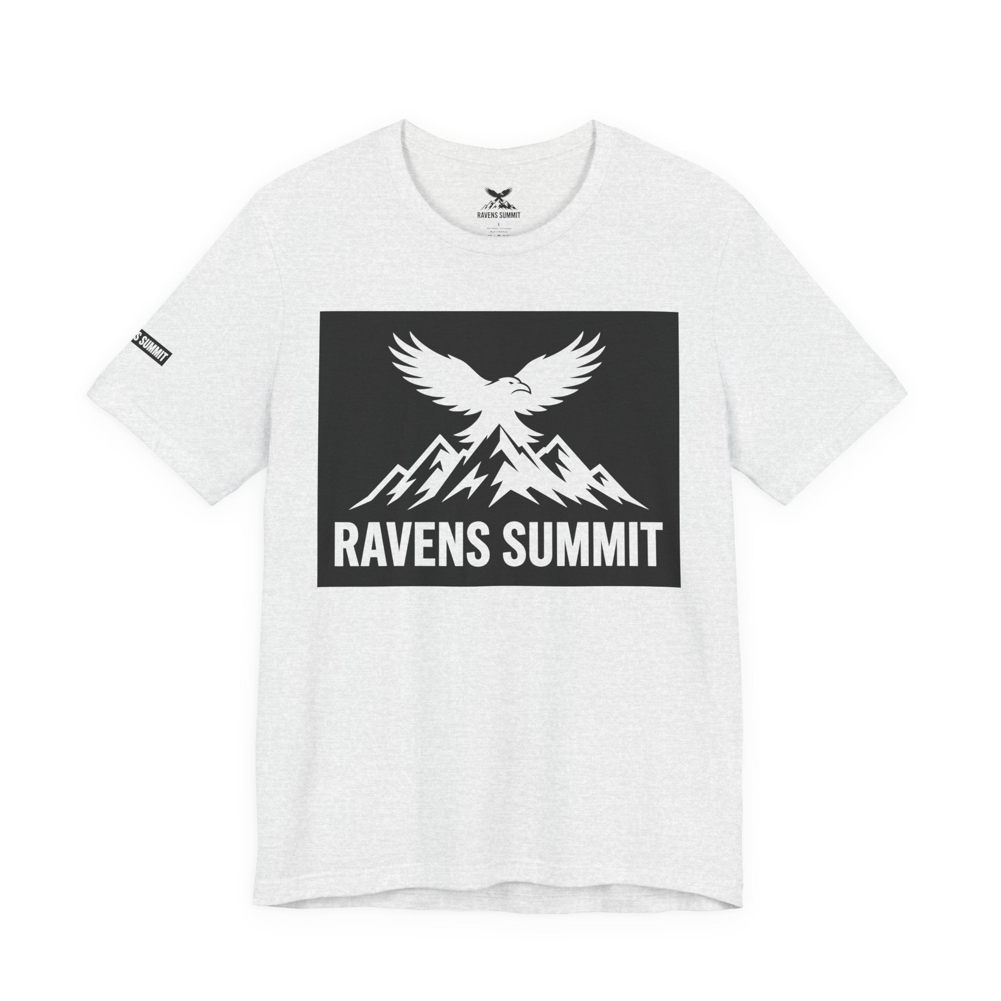 Ravens Summit T‑Shirt — Mountain Raven Graphic Tee Light