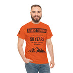 Customisable Ravens Summit 50 Years Tee — "Authentic 50 Years of Not Giving a Damn" Mountain Graphic T‑Shirt