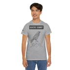 Raven Summit Tee — Minimal Mountain Raven Line Art Graphic T-Shirt