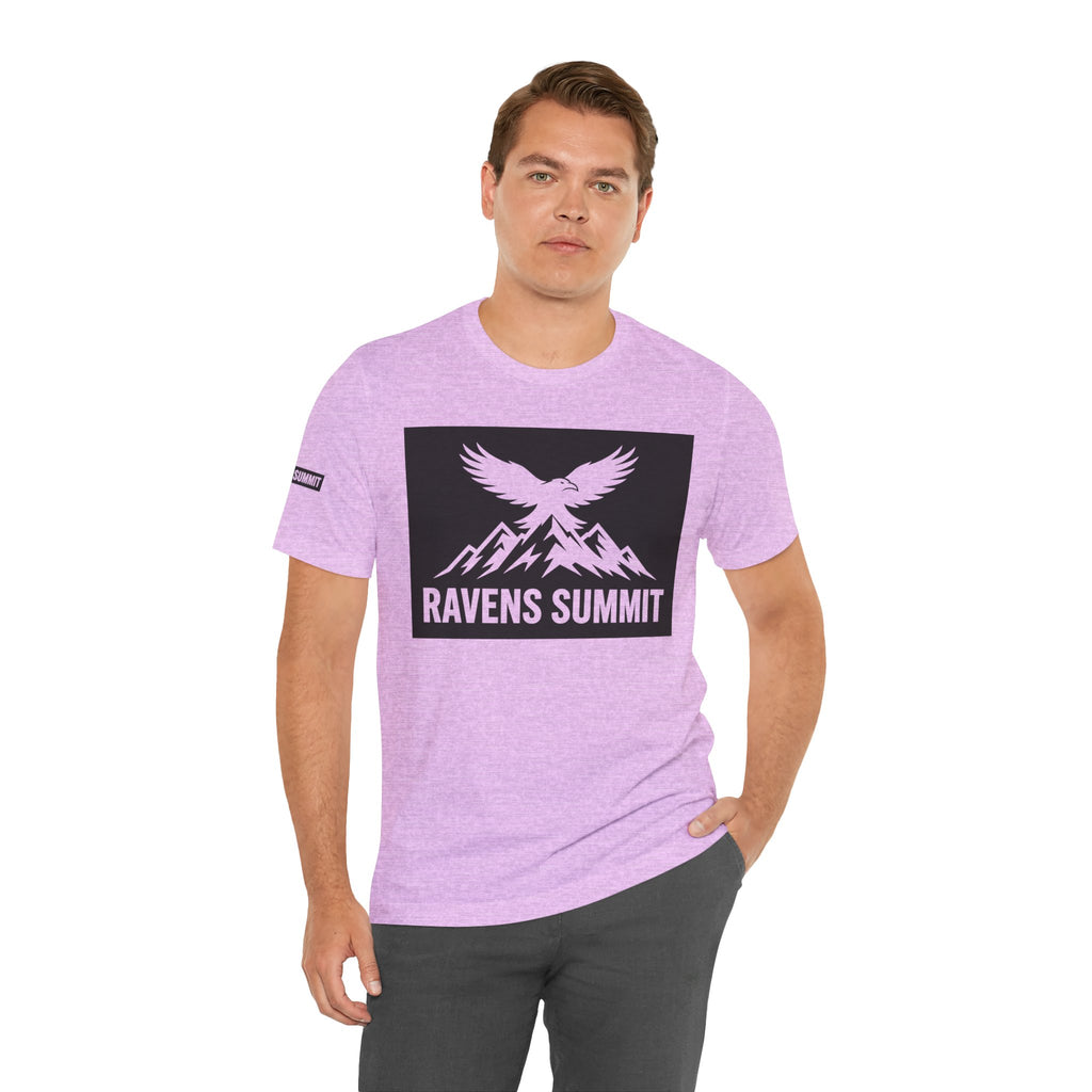 Ravens Summit T‑Shirt — Mountain Raven Graphic Tee Light