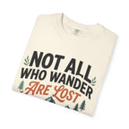 Not All Who Wander Are Lost Mountain T-Shirt — Ravens Summit Adventure Tee
