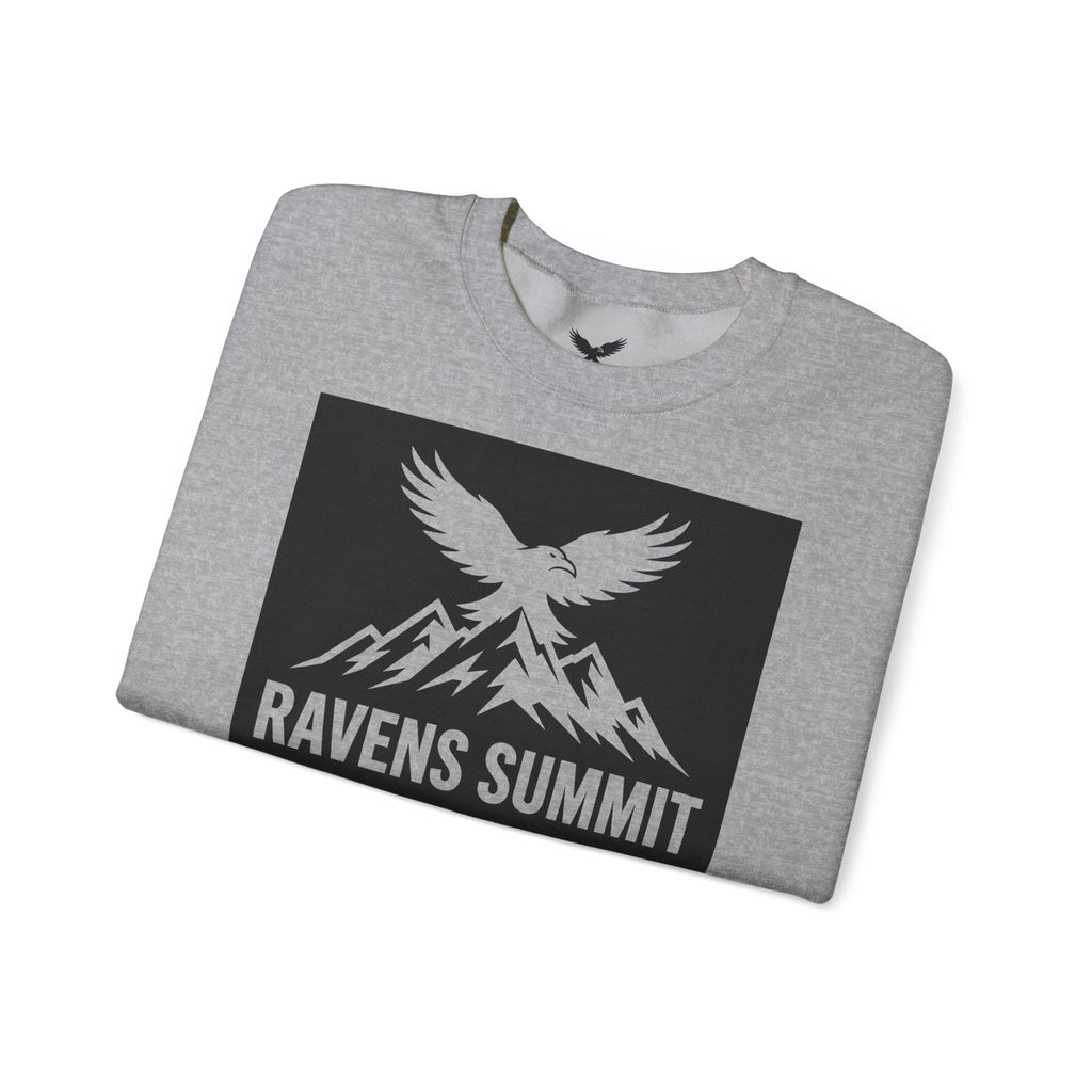 Ravens Summit Crewneck Sweatshirt — Mountain Raven Graphic Pullover