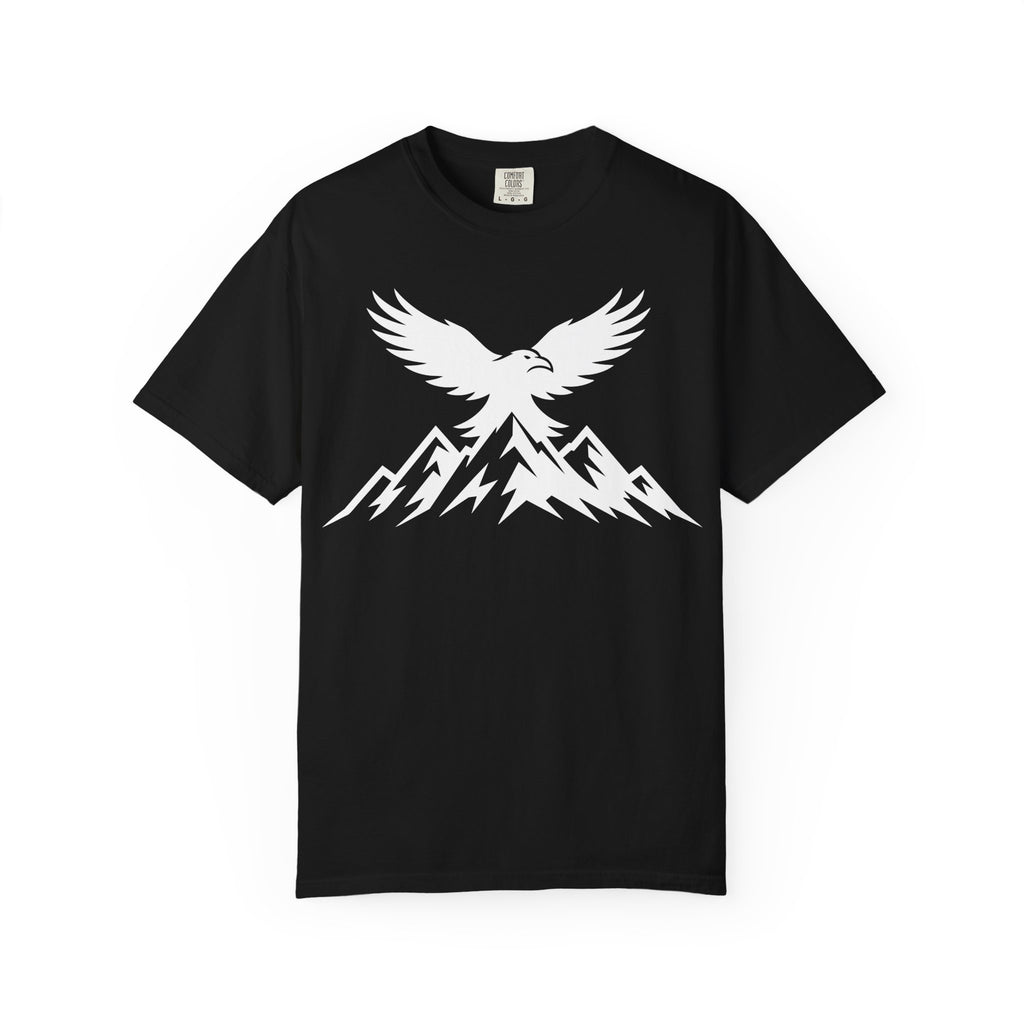Raven Summit T-Shirt — Mountain Eagle Dark Graphic Tee