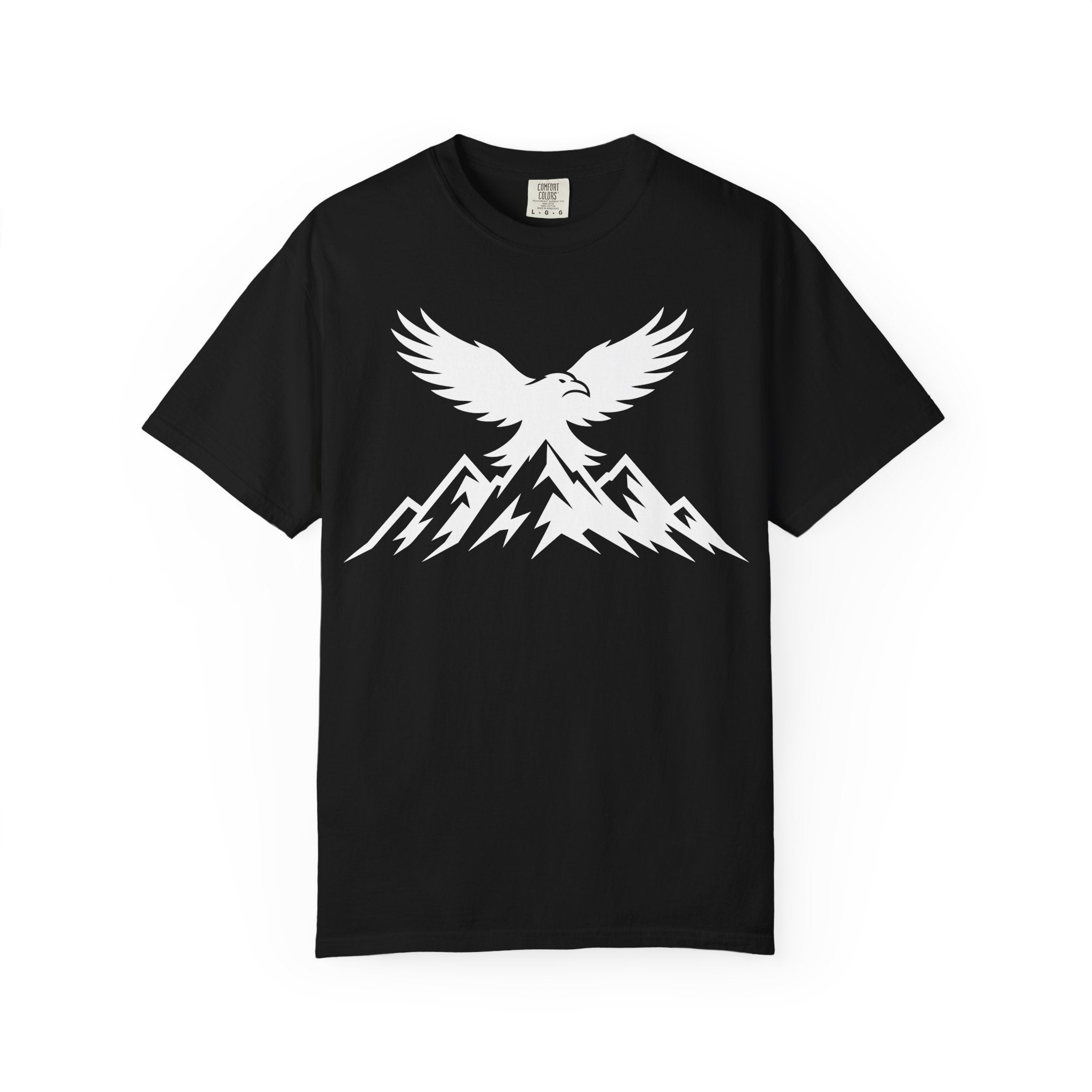 Raven Summit T-Shirt — Mountain Eagle Dark Graphic Tee