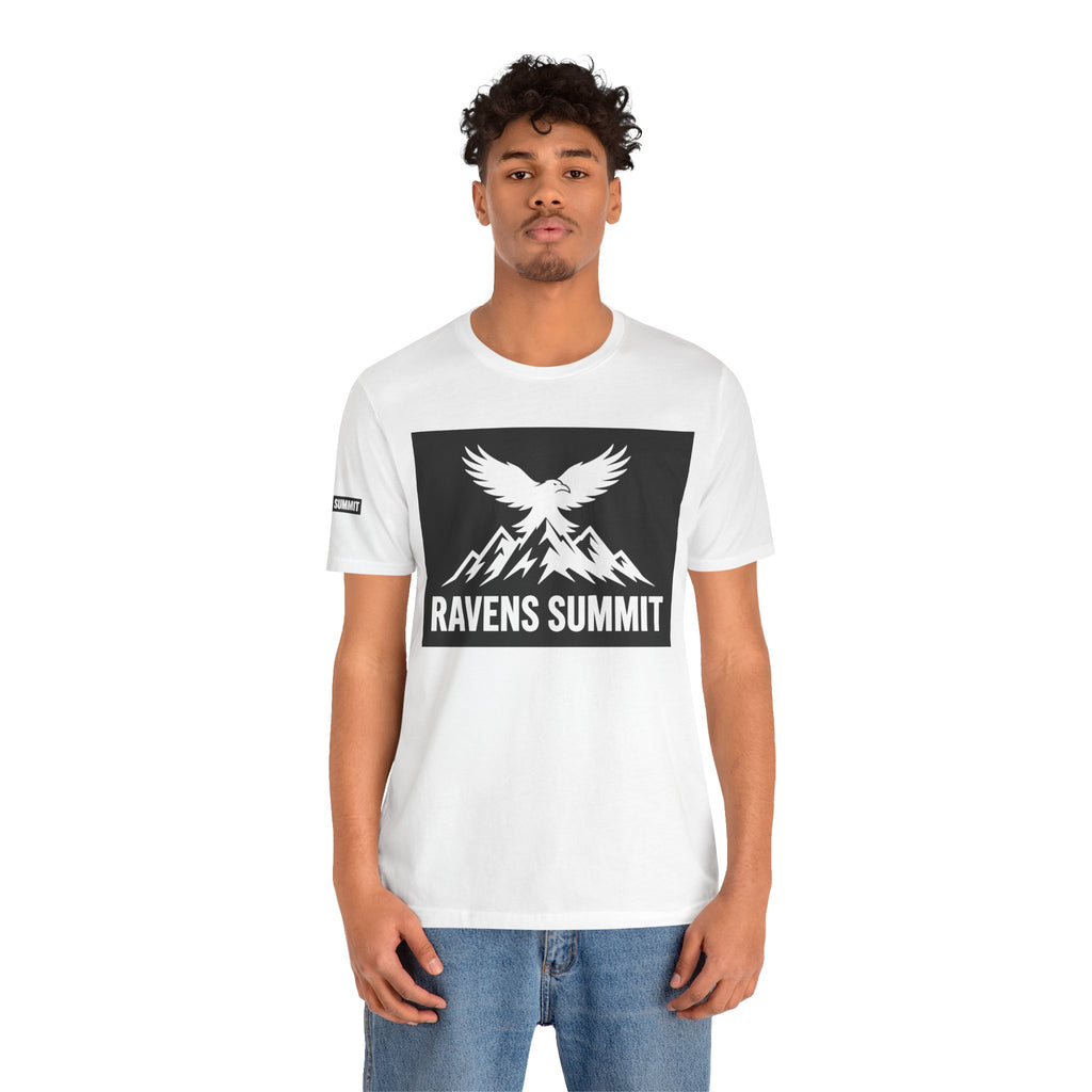 Ravens Summit T‑Shirt — Mountain Raven Graphic Tee Light