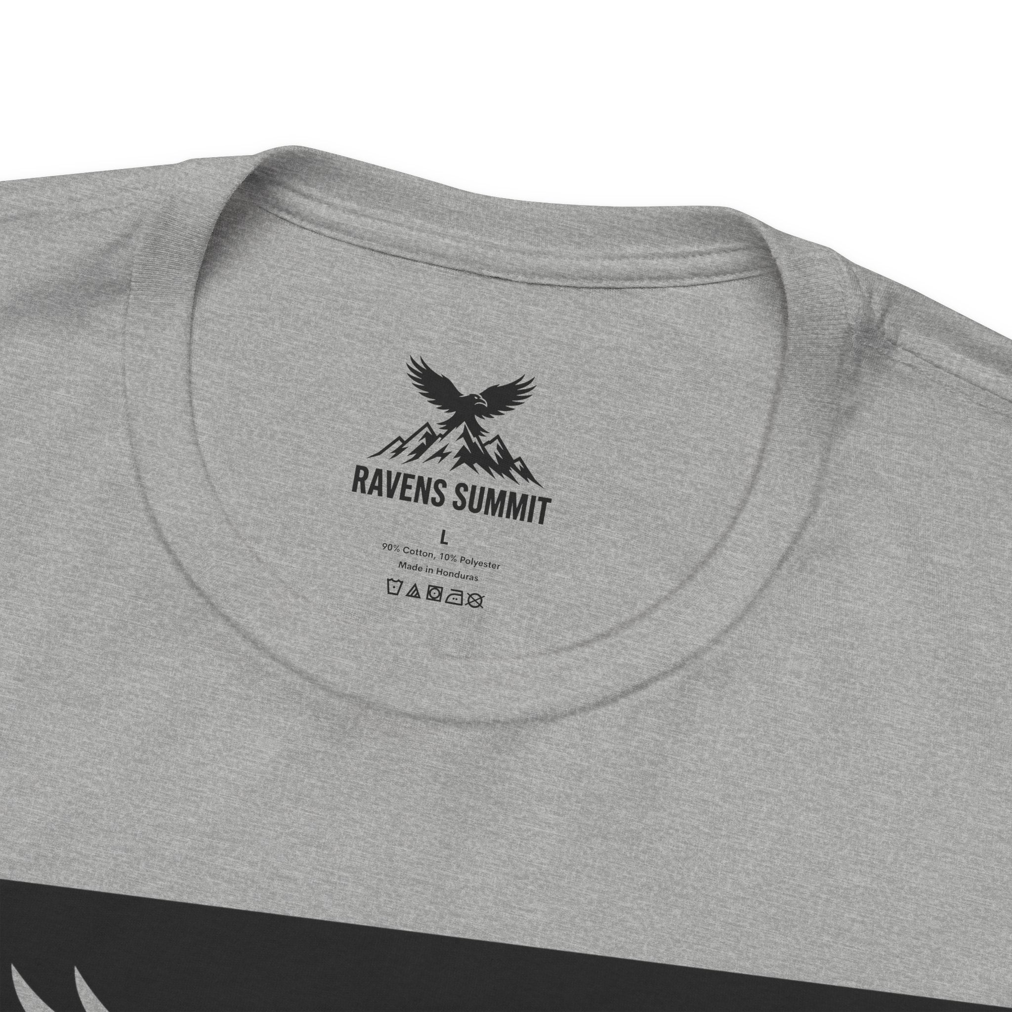 Ravens Summit T‑Shirt — Mountain Raven Graphic Tee Light