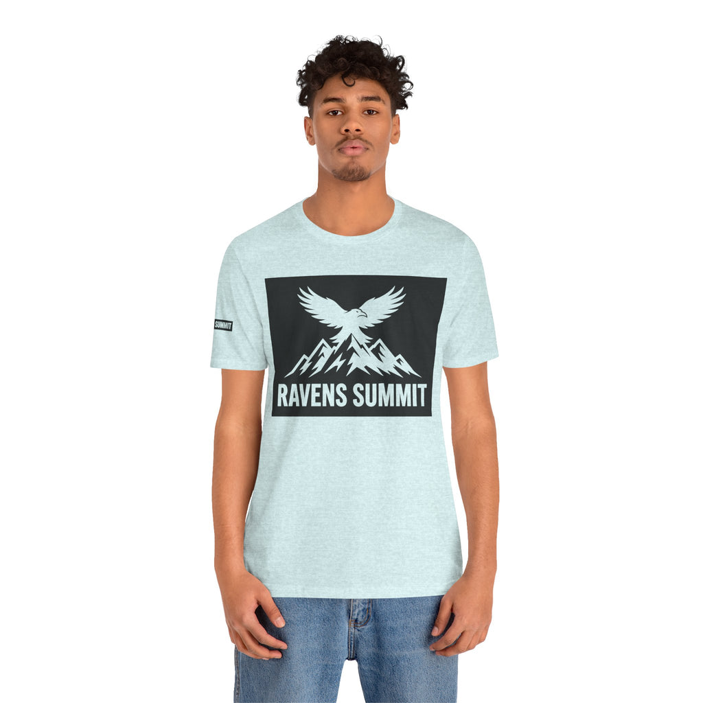 Ravens Summit T‑Shirt — Mountain Raven Graphic Tee Light