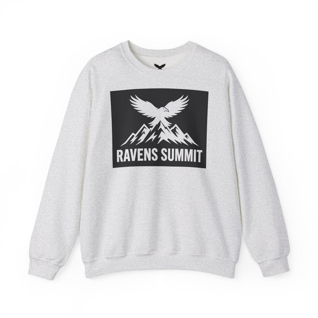 Ravens Summit Crewneck Sweatshirt — Mountain Raven Graphic Pullover