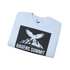 Ravens Summit Crewneck Sweatshirt — Mountain Raven Graphic Pullover