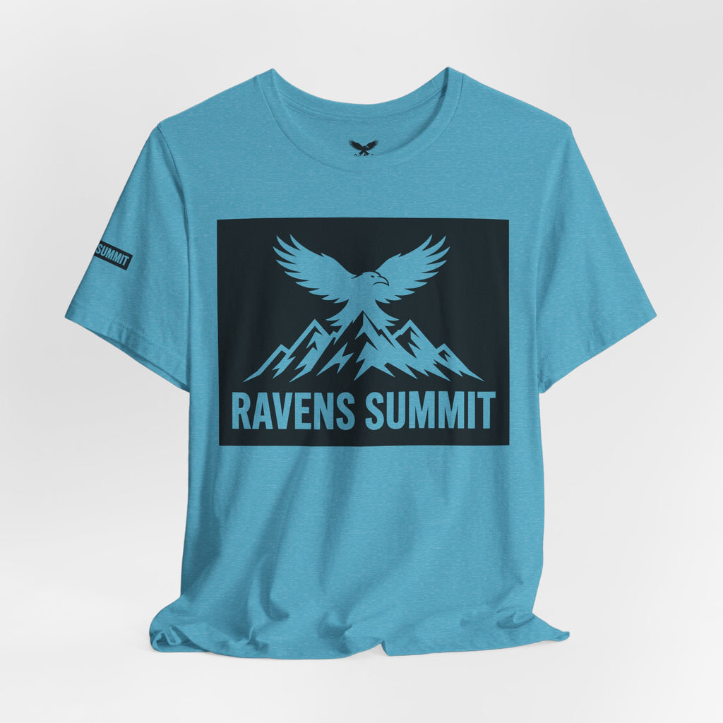 Ravens Summit T‑Shirt — Mountain Raven Graphic Tee Light