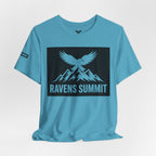 Ravens Summit T‑Shirt — Mountain Raven Graphic Tee Light