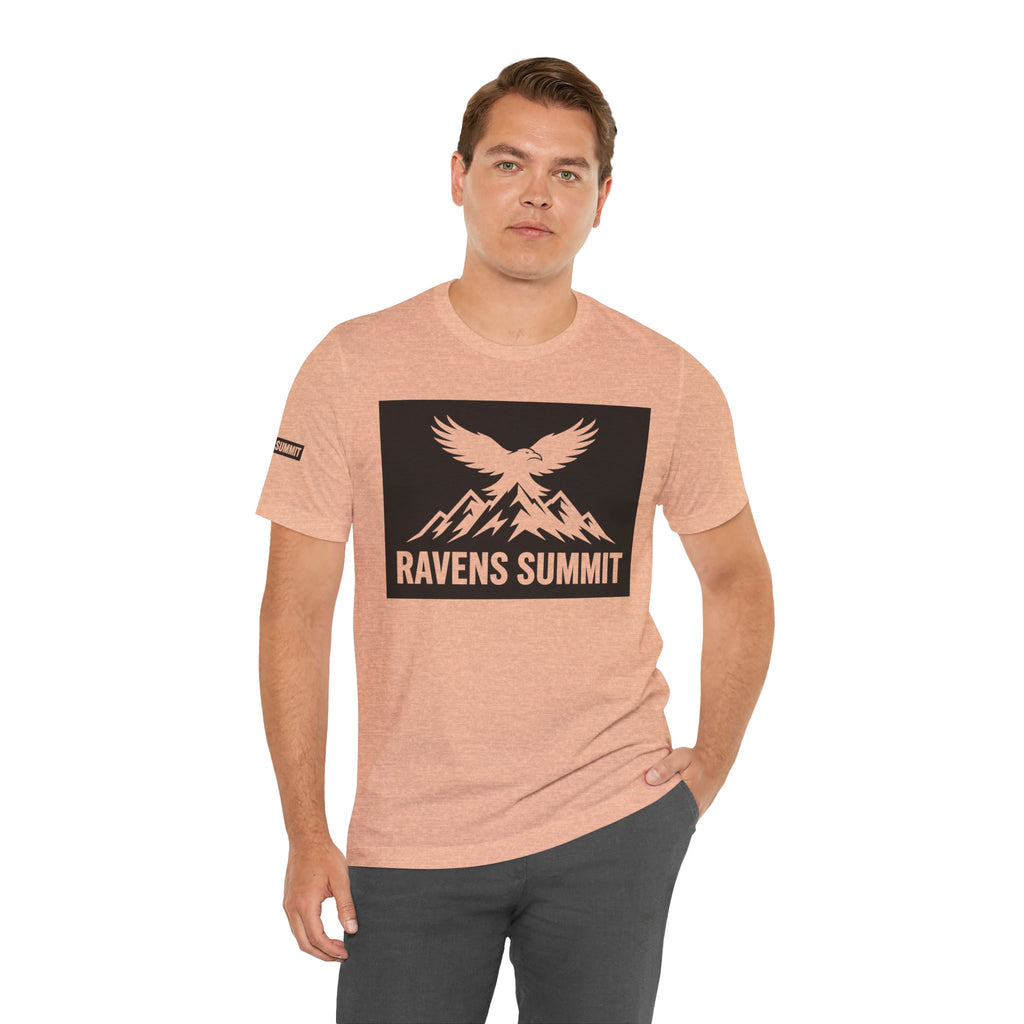 Ravens Summit T‑Shirt — Mountain Raven Graphic Tee Light