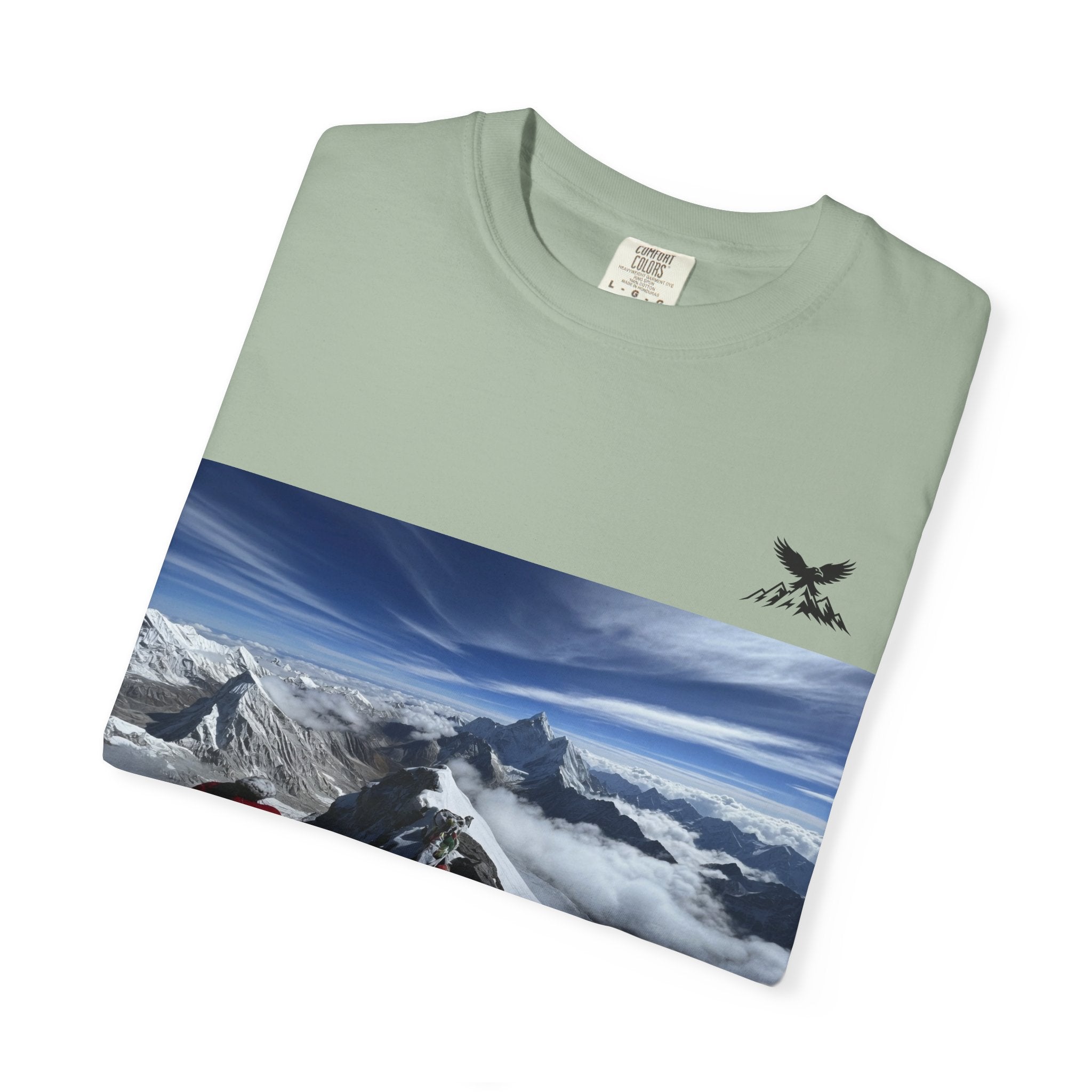 Mountain Climb Achievement Photo T-Shirt — "I Climbed Mount Everest" Adventure Tee